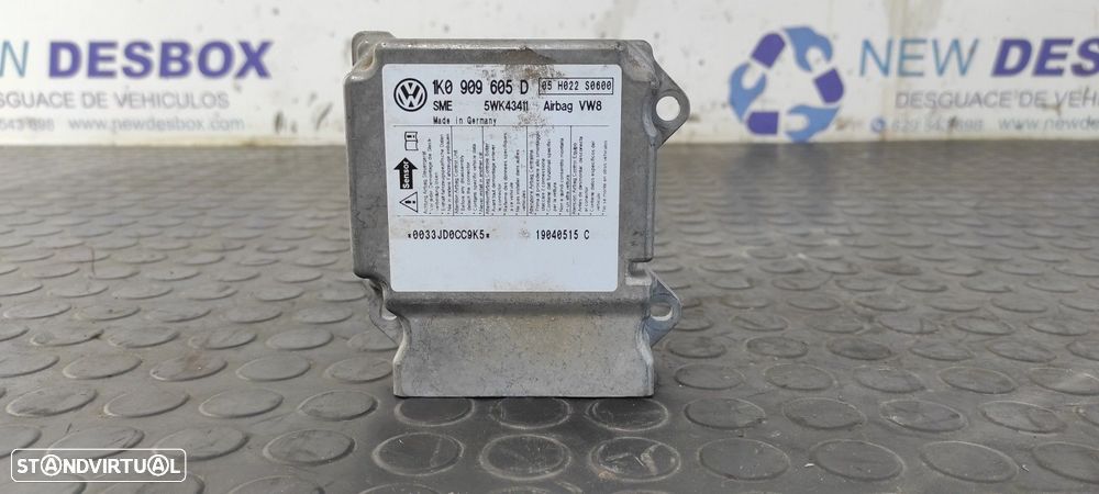 CENTRALINA AIRBAG VOLKSWAGEN GOLF V 2007 -1K0909605D - 4