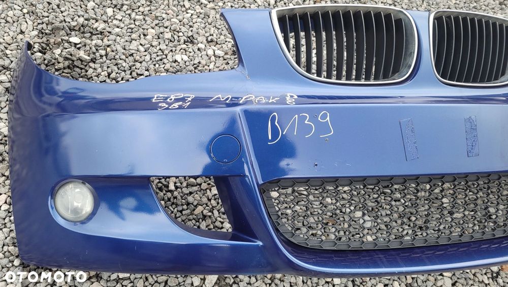 ZDERZAK PRZÓD PRZEDNI M PAKIET BMW E81 E82 E87 E88 381 LEMANS BLAU B139 - 4