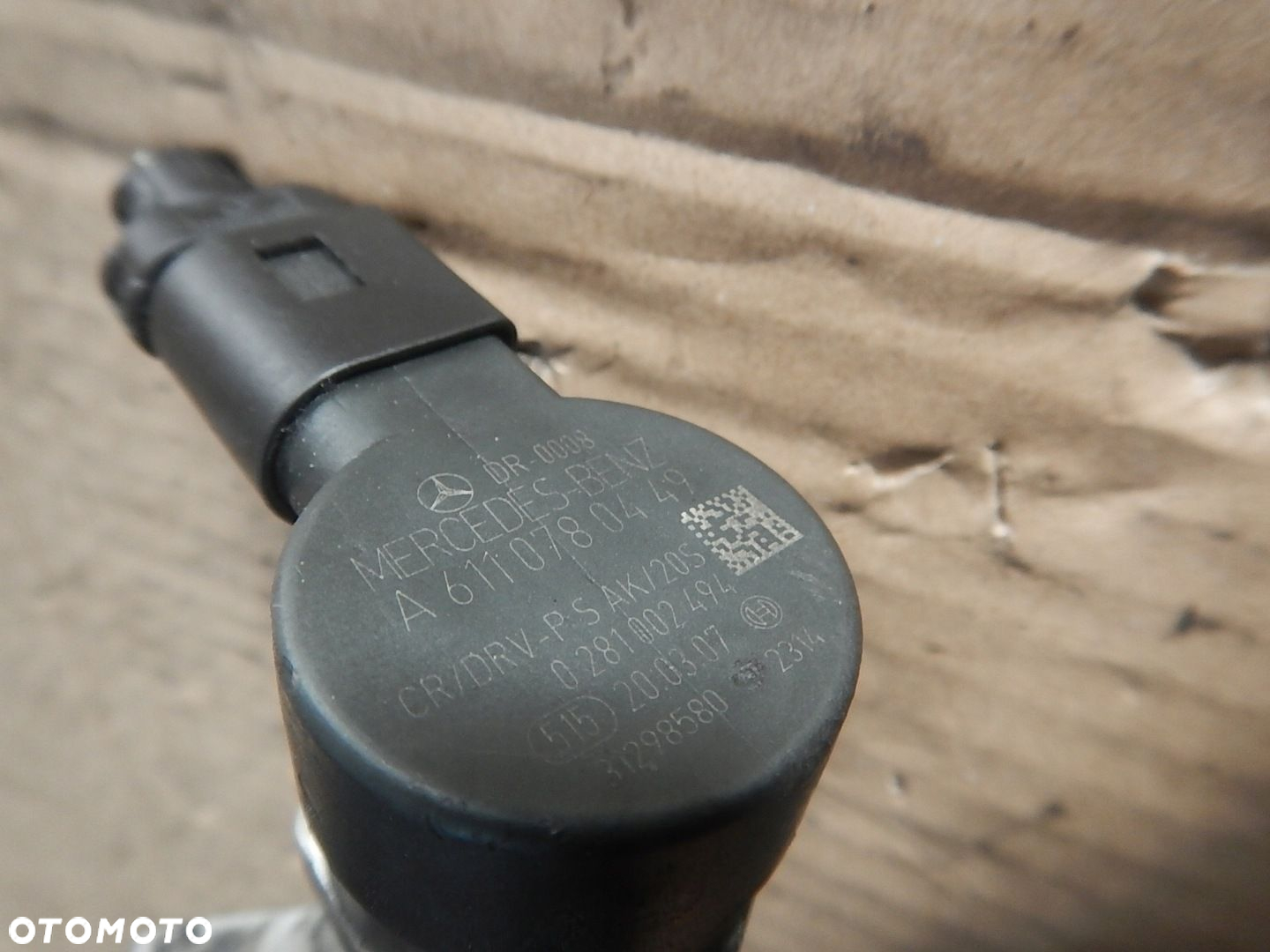 LISTWA WTRYSKOWA  CZUJNIKI MERCEDES W169 W245 2.0 CDI A6400702095 - 5