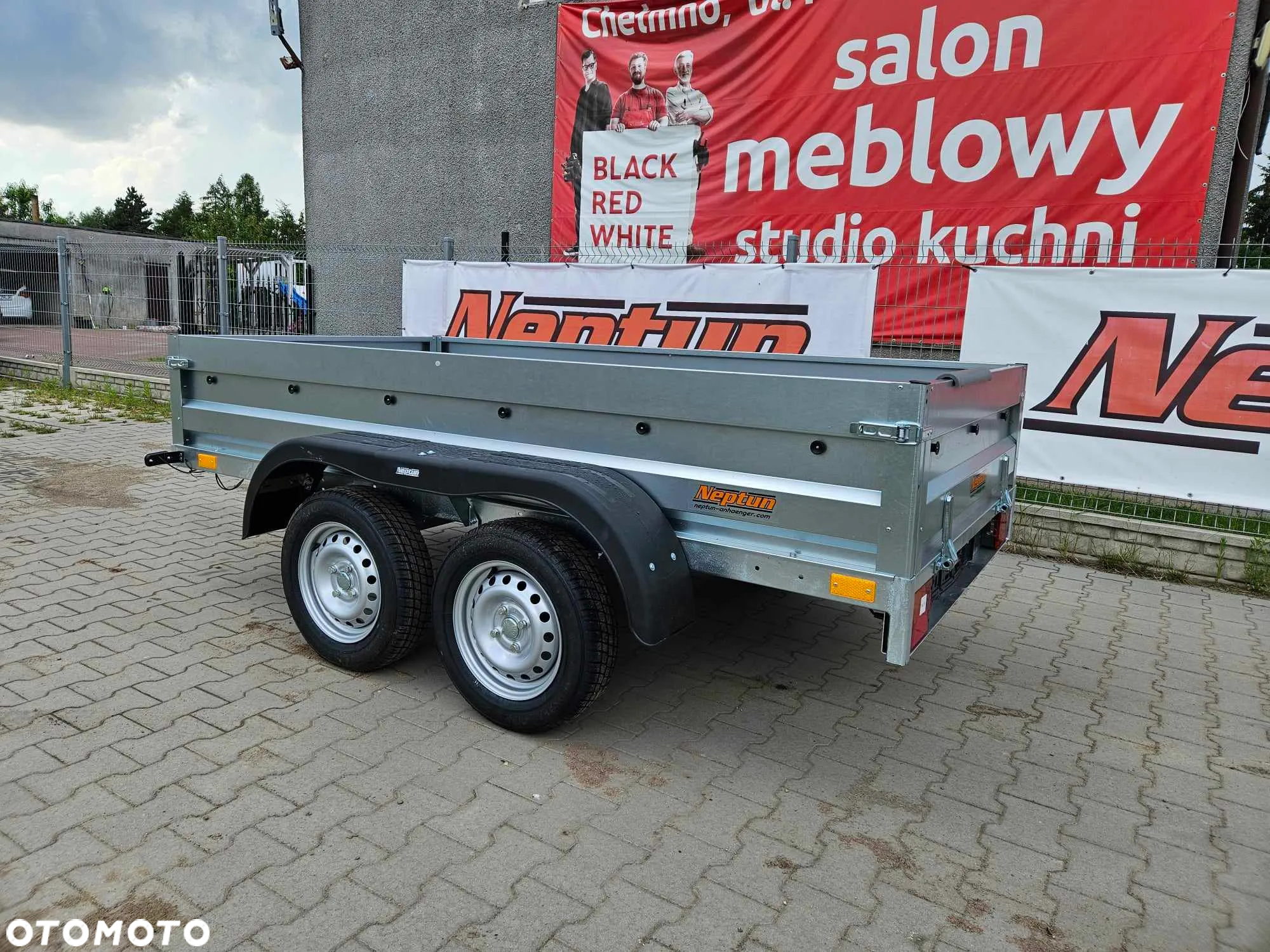 Neptun RUSTIK N7-236 skrzynia 236 x 129cm burty 40cm! 2 osie - 3
