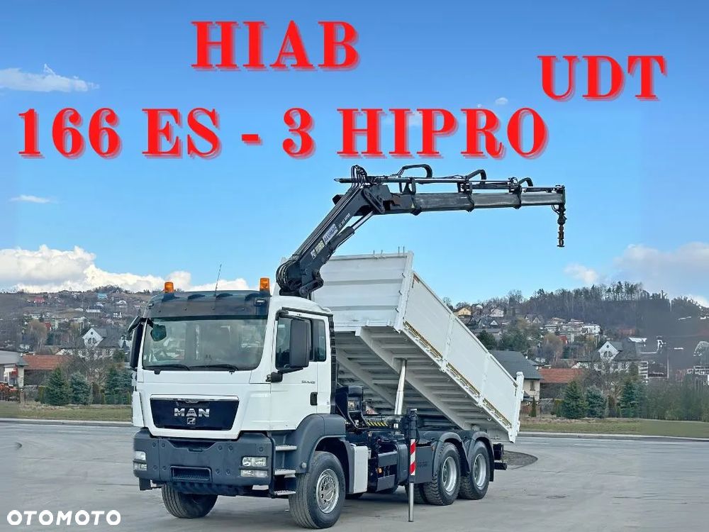 MAN TGS 26.400 *WYWROTKA 5,40m *HIAB 166 ES-3 HIPRO + PILOT * 6x4 *STAN BDB