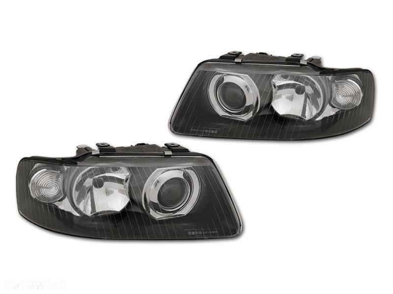 REFLEKTOR LAMPA AUDI A3 8L0 2000-03 LIFT BLACK FK - 1