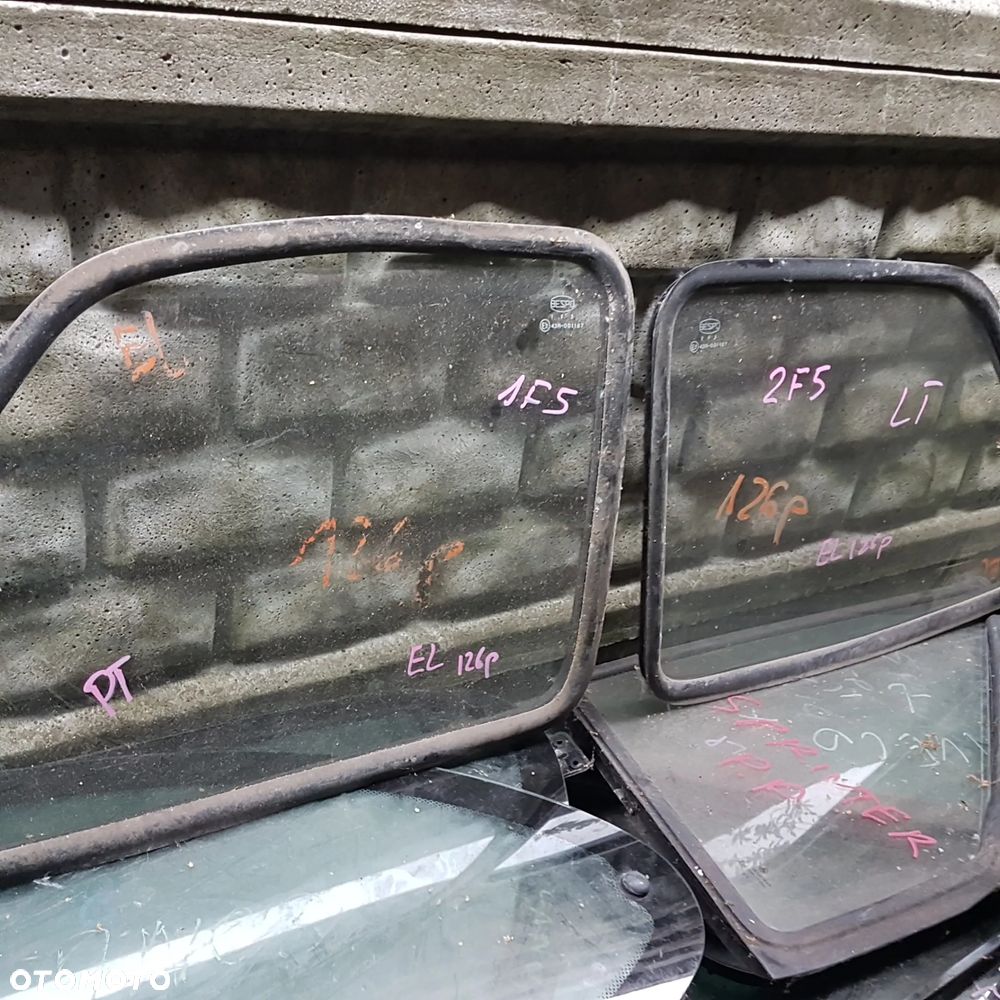 szyba karoseryjna uszczelka szyby fiat 126p maluch 126 p Posiadam prawie wszystkie części do tego modelu - 9