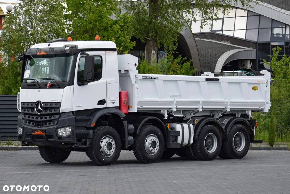 Mercedes-Benz AROCS 3243 / 8x4 / EURO 6 / WYWROTKA / MELLER KIPPER / HYDROBURTA / AUTOMAT / SERWISOWANY / SPROWADZONY - 1