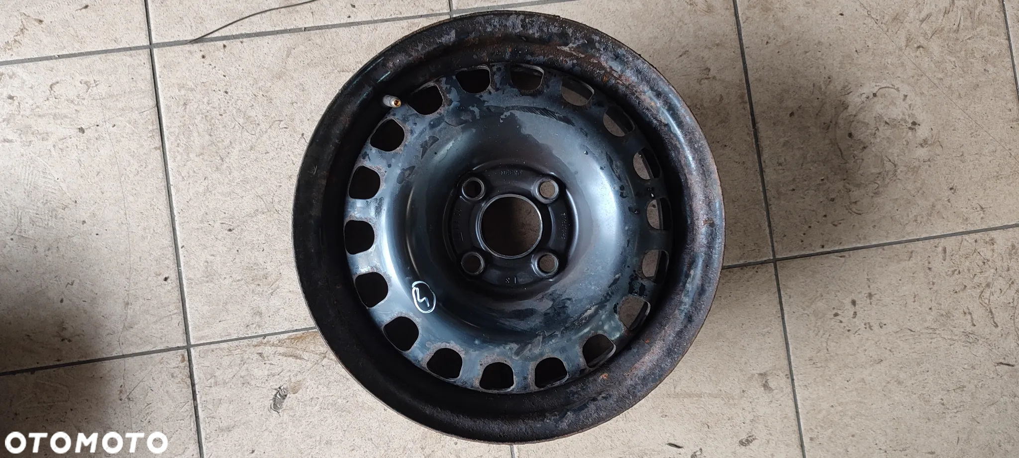 FELGI STALOWE 4x100 5,5Jx14 CALI ET 39 CORSA D E TIGRA ASTRA 4 SZTUKI KOMPLET - 5