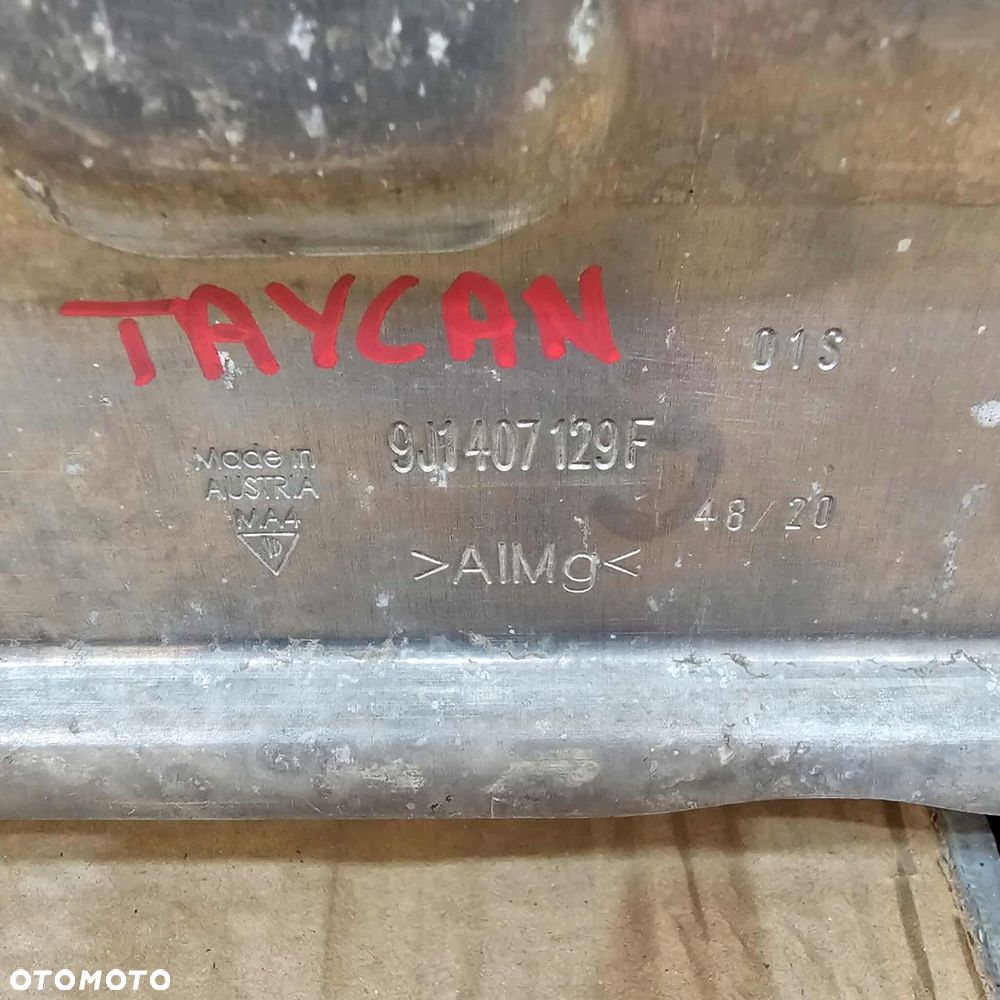 porsche taycan 9j1 osłona płyta przód przednia podwozia dolna - 2