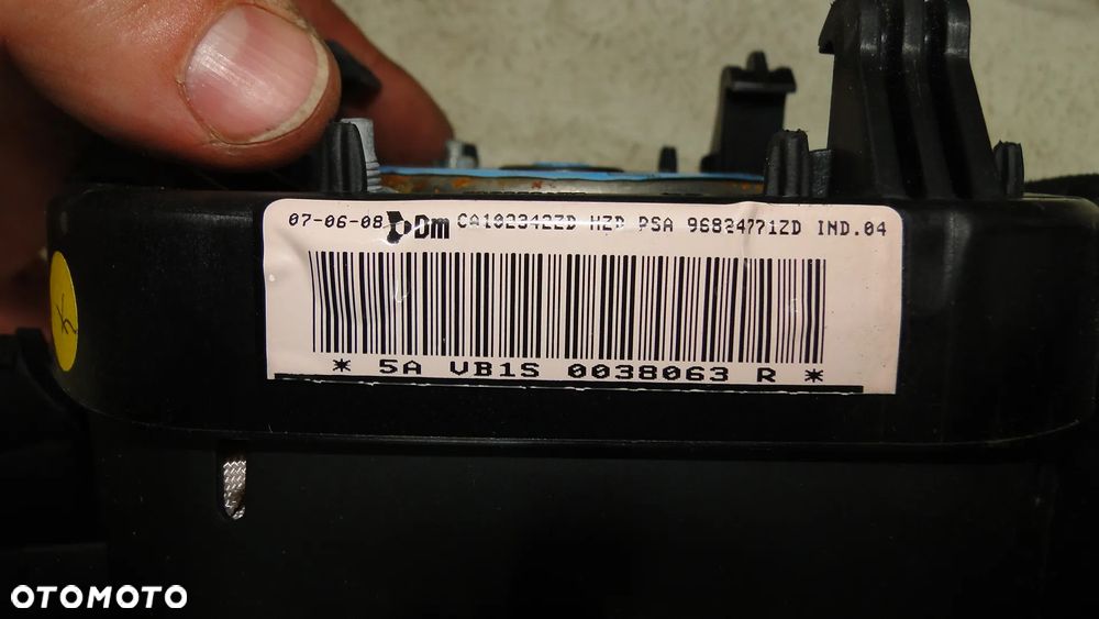 CITROEN C5 III X7 DESKA KONSOLA PODUSZKI AIRBAG PASY KOMPLET ORYGINAŁ EUROPA - 13