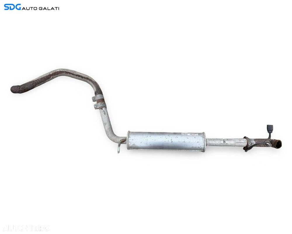 Evacuare Toba Tobe Teava Esapament Intermediara Skoda Fabia 1 1.4 Benzina 2000 - 2007 Cod 910013703166 [LC3441] - 1