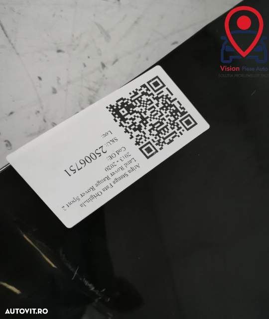 Aripa Stanga Fata Originala Land Rover  Range Rover Sport  2 [2013 - 2 - 7