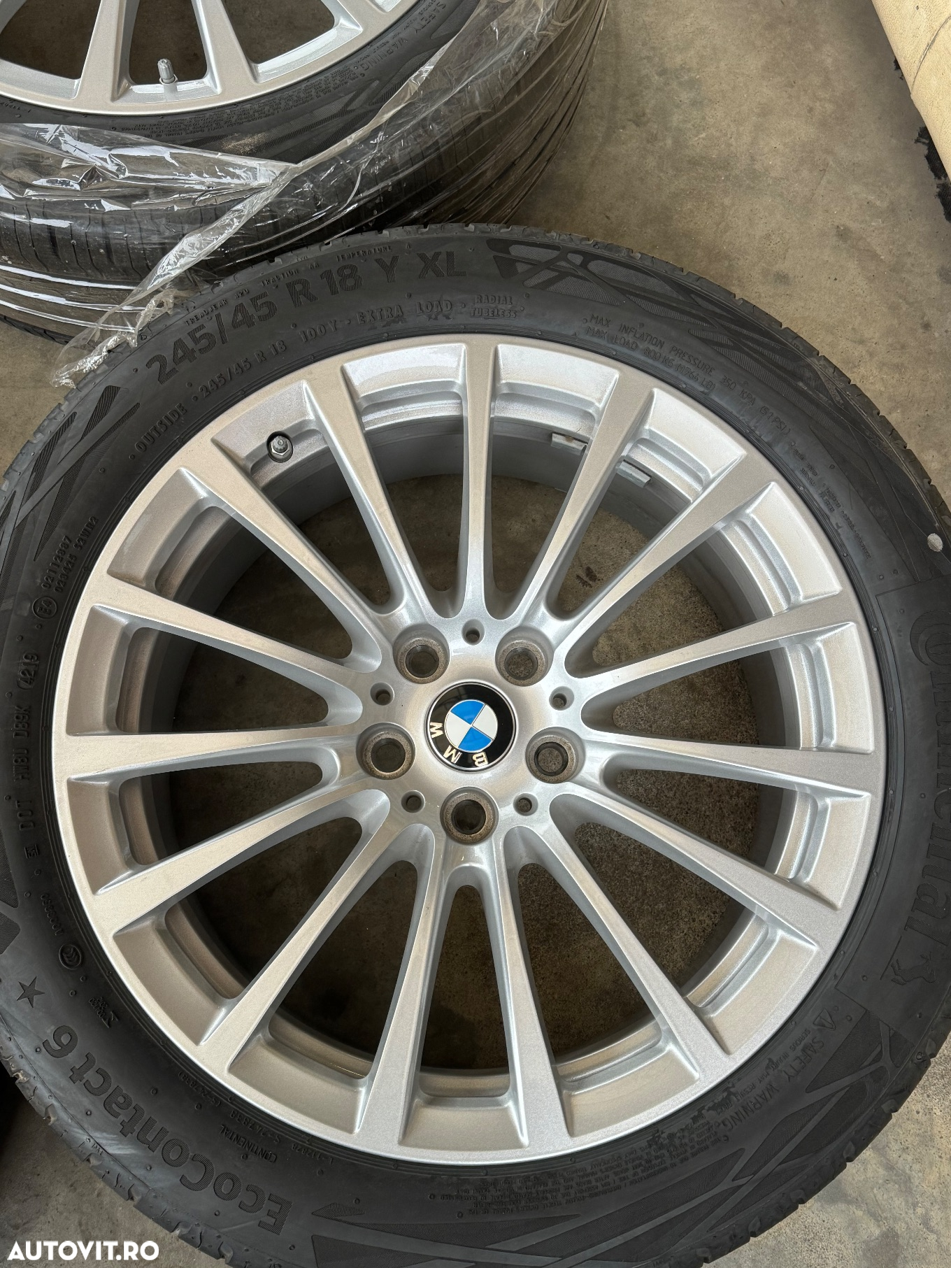 Vând jante originale BMW G30 seria 5 cu anvelope de vară noi - 6