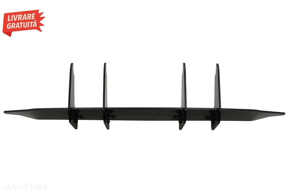 Extensie Difuzor Bara Spate Mercedes A-Class W177 Hatchback A45 S (2018+) Negru- livrare gratuita - 4