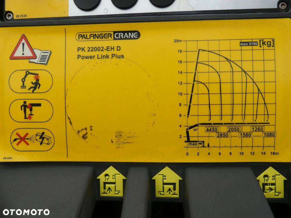 Iveco TRAKKER 450 / 8x4 / EURO 6 / HDS PALFINGER PK 22002-EH / NISKI PRZEBIEG / - 9