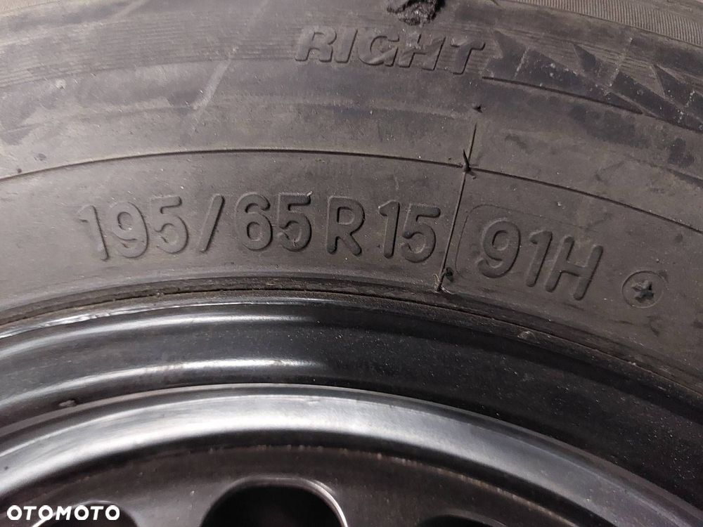 KOŁO FELGA OPONA ZAPAS 5x112 6Jx15 195/65R15 VW AUDI SKODA 8D0601027 - 6