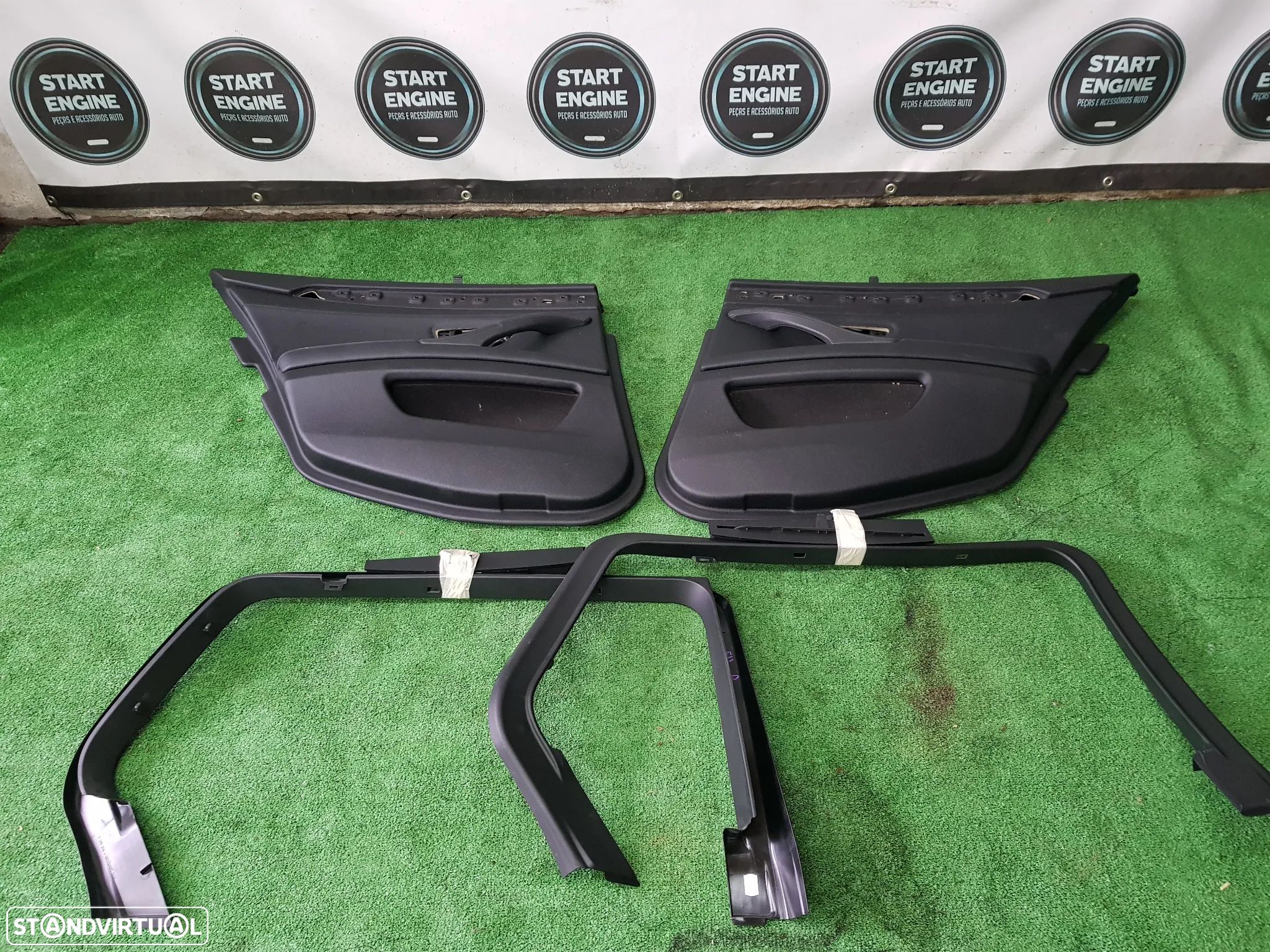 Cortinas das Portas Forra BMW F11 KIT conjunto Completo em pele - 1