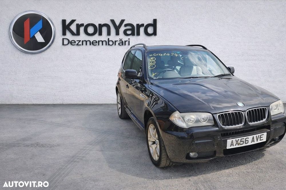 Aripa Dreapta Fata BMW X3 E83 Facelift 2006 - 2010 4 Usi NEGRU (926) CU RUGINA - 6