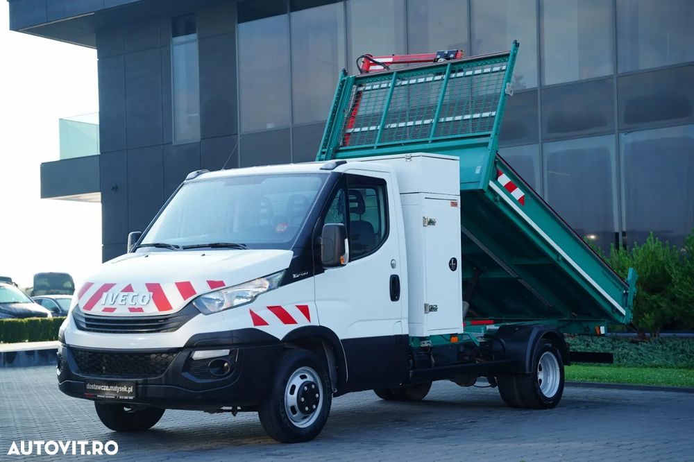 Iveco DAILY 35-150 / OȚEL BASCULABIL SPATE / TRULIU / DUBLU / MANUAL / IMPORTAT / EURO 6 - 2