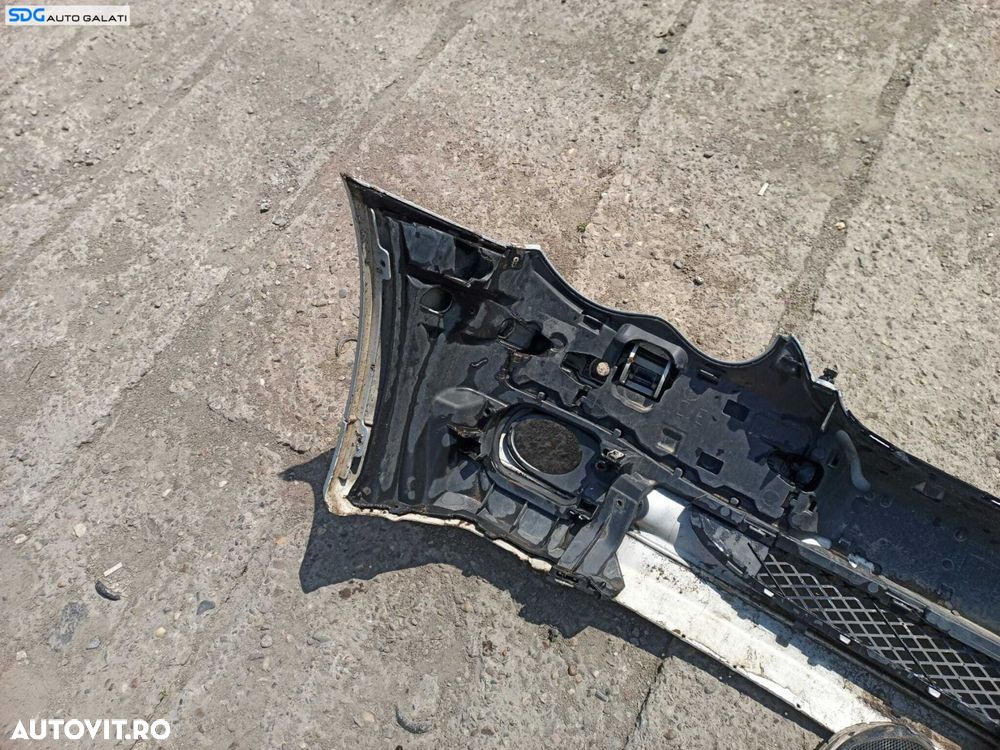 Bara Spoiler Fata Completa cu Capace Spalatoare Faruri Mercedes Clasa C Class W203 2001 - 2004 Culoare 744 [L0523] - 6