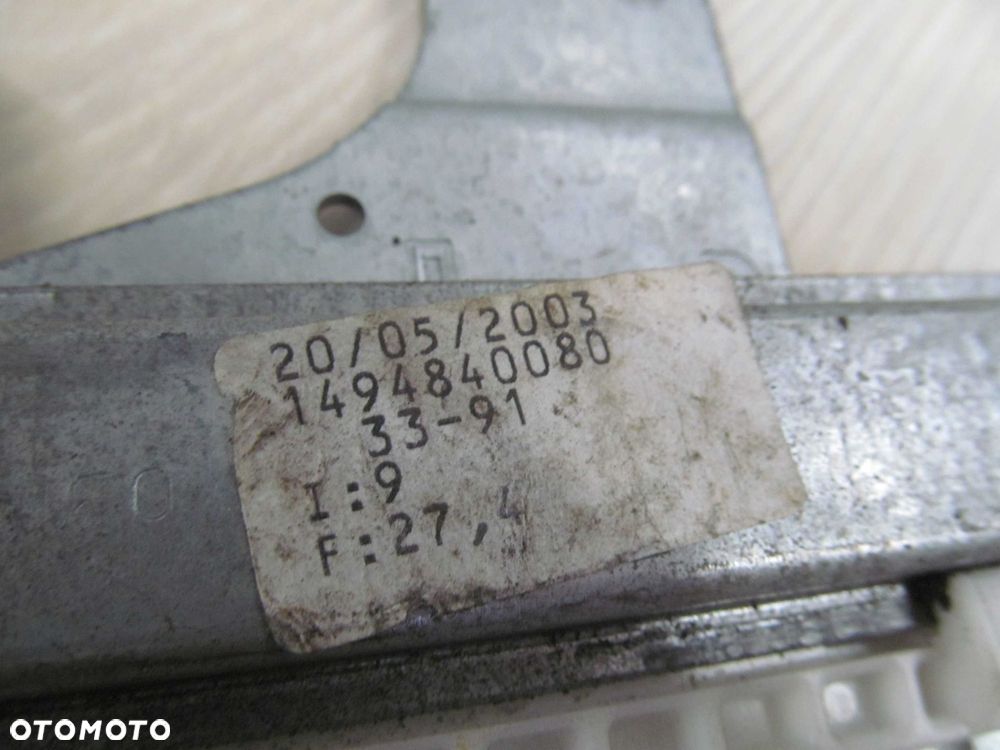 CITROEN C8 02- PODNOSNIK MECHANIZM SZYBY PT 1494840080 - 4