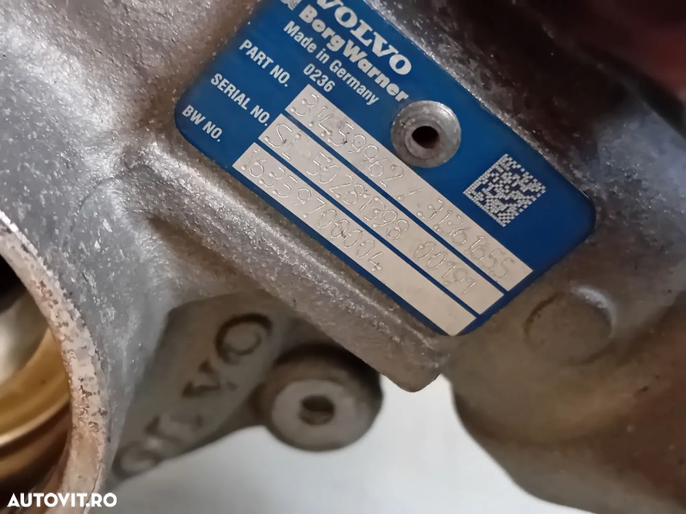 Turbo Turbina Bi-Turbo Volvo S90 V90 XC90 XC60 S60 V70 2.0 D Euro 6 Cod 31459962 31491217 31361655 - 7