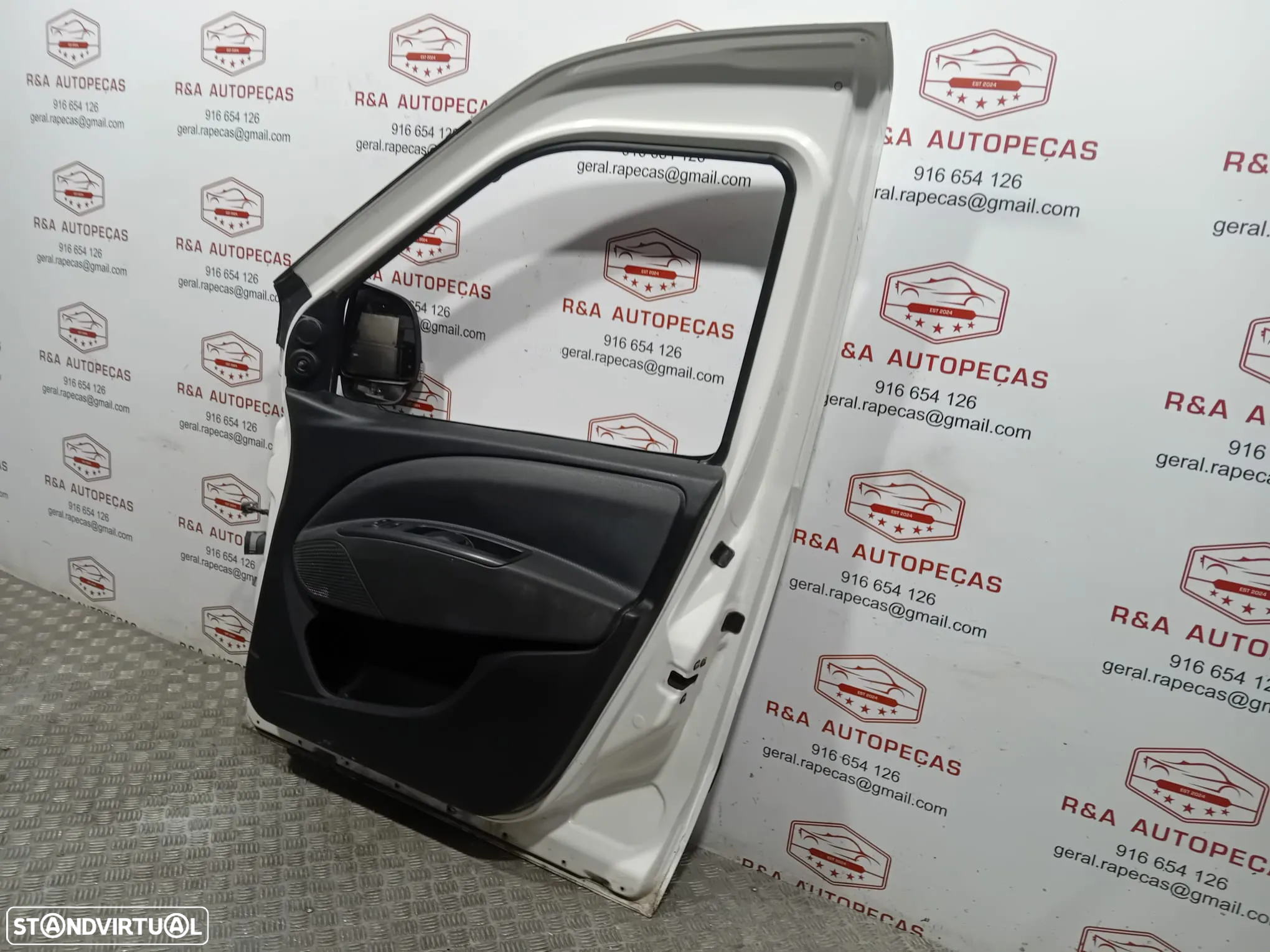 Porta Frente Direita Fiat Doblo 2 II ou Opel Combo B Original - 7
