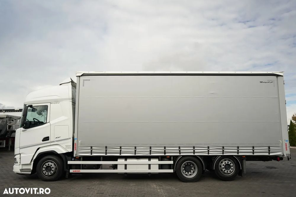 DAF XF 480 / CORTINĂ / 6X2 / I-PARK COOL / PUNTE RIDICATĂ / ȘINGĂ BOGIE / CONTRACT DE REPARAȚIE POST-SERVICE - 3