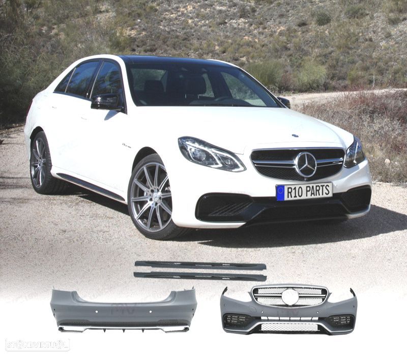 KIT DE CARROÇARIA MERCEDES CLASSE E W212 13-16 BERLINA LOOK E63 AMG - 1