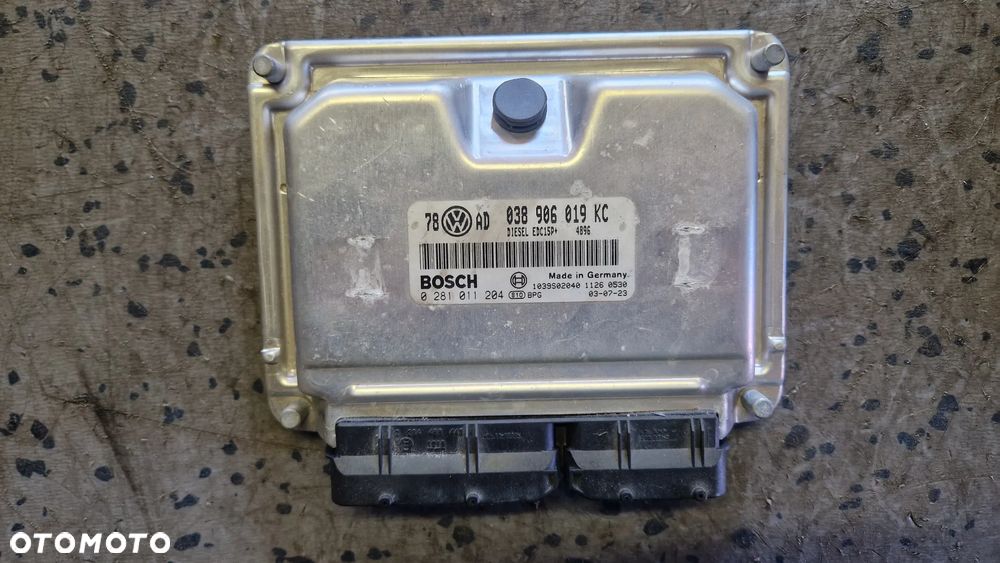 VOLKSWAGEN PASSAT B5 1.9 TDI STEROWNIK SILNIKA 038906019KC - 1