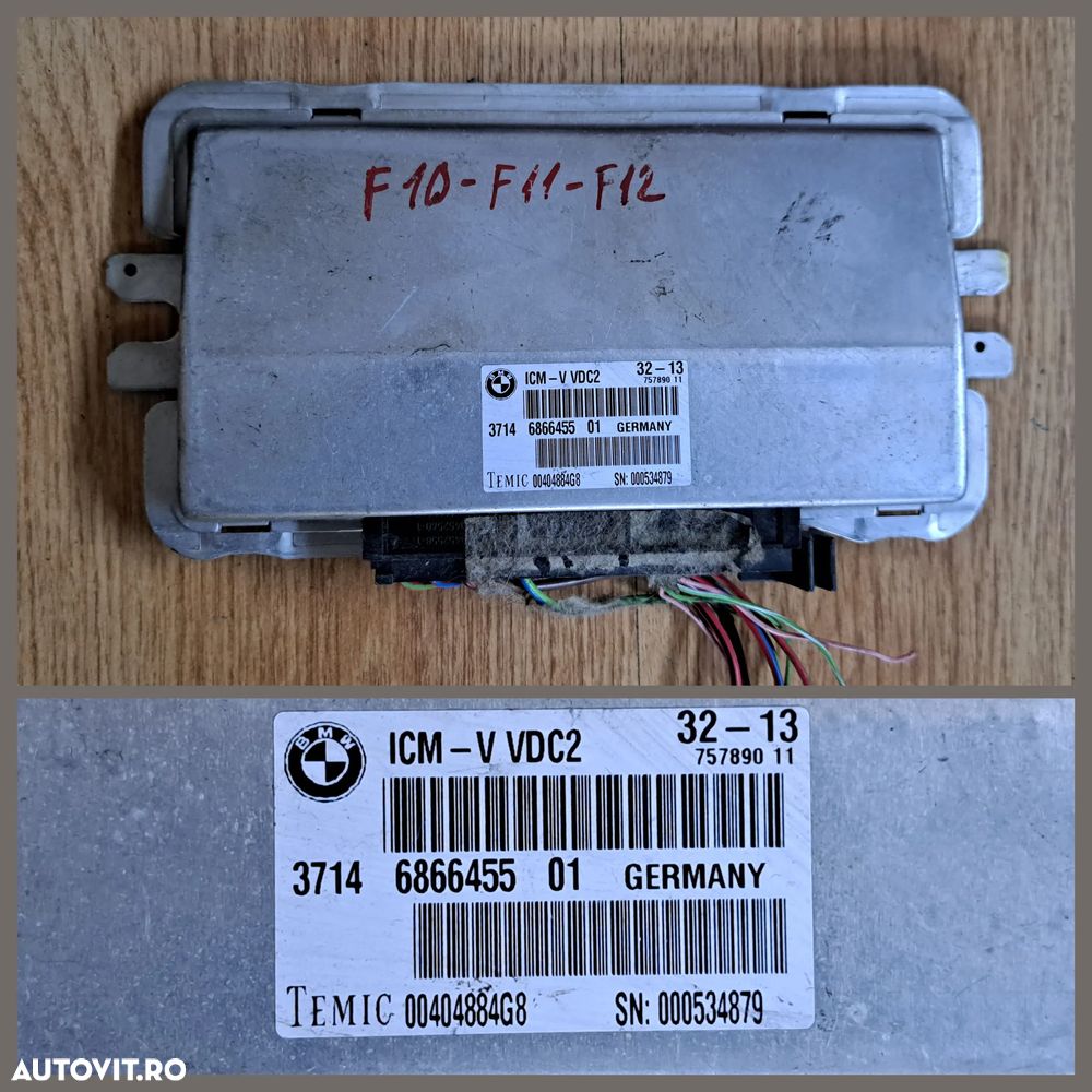 Modul suspensie perne ICM calculator suspensie VDC 2 VDC 1 originale BMW F07 F10 F12 F01 F02 F15 M F85 F16 M F86 - 5