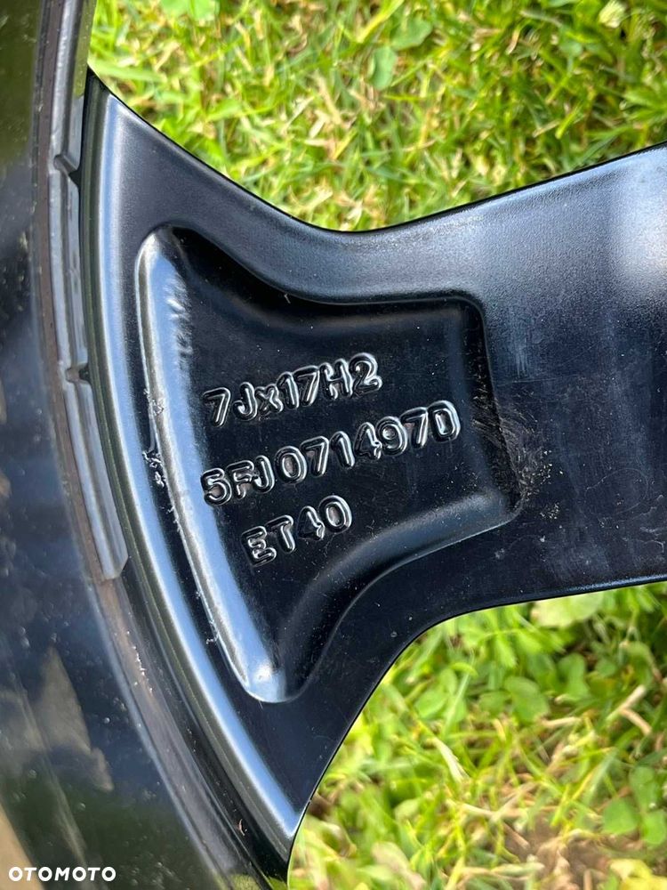 Oryginalne alufelgi Seat 5x112 17 cali Ateca Tarraco Leon Czarne - 13
