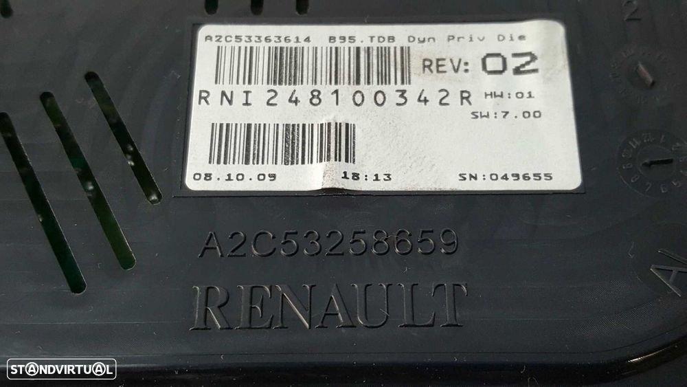 QUADRANTE RENAULT MEGANE III BERLINA 5 P DYNAMIQUE - 3