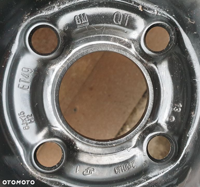 KOŁO ZAPASOWE OPEL CORSA C 4X100 15" ET49 OPONA 185/55 R15 - 11