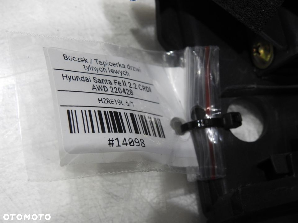 TAPICERKA DRZWI LEWY TYŁ HYUNDAI SANTA FE II - 6