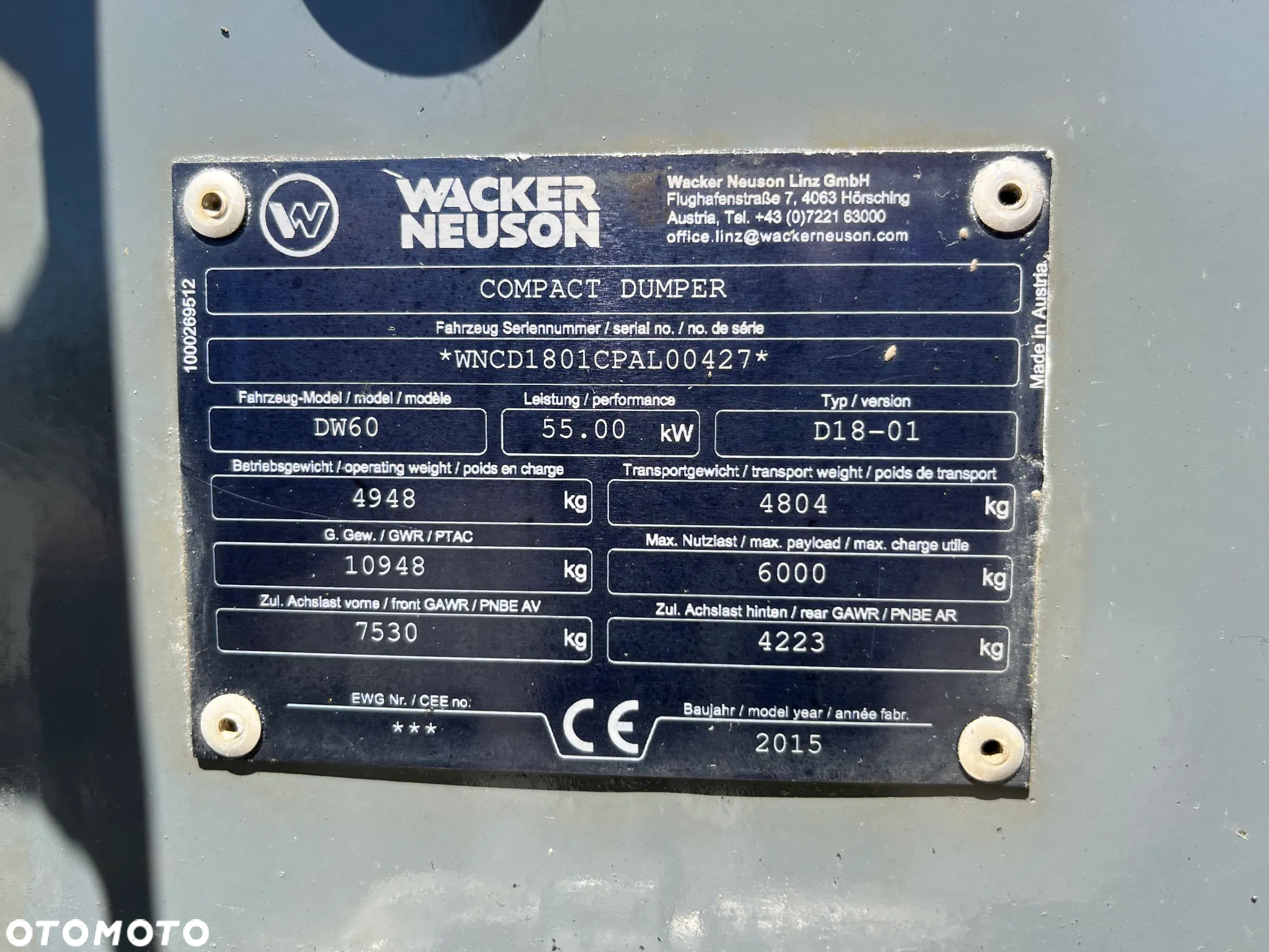 Wacker Neuson DW 60 - 23