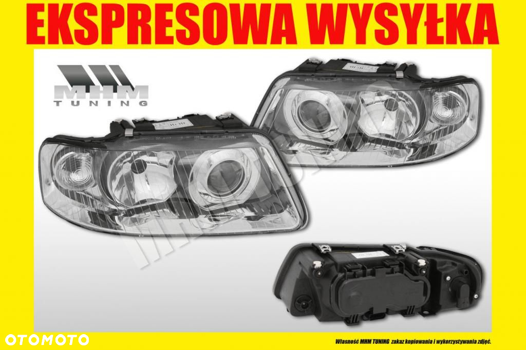 REFLEKTOR LAMPA AUDI A3 8L0 LIFT 2000- SOCZE L TYC - 2