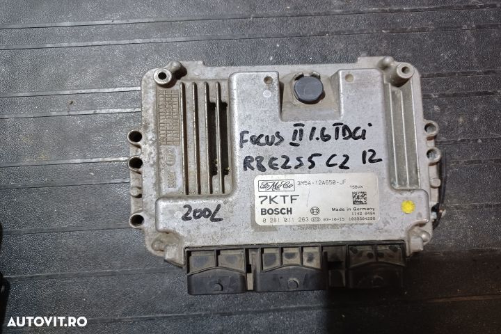 Calculator motor ECU 3M5A-12A650-JF 0281011263 - 1.6 TDCI 	 3M5A-12A6 - 1