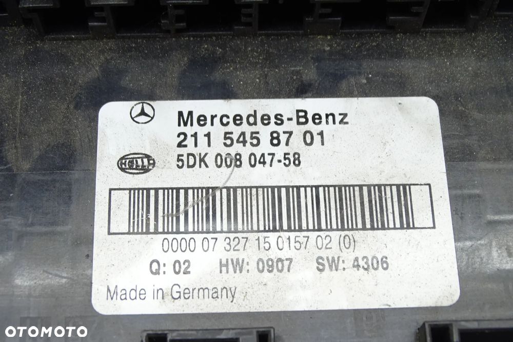 Mercedes E Klasa W211 Sterownik Moduł SAM 2115458701 - 4