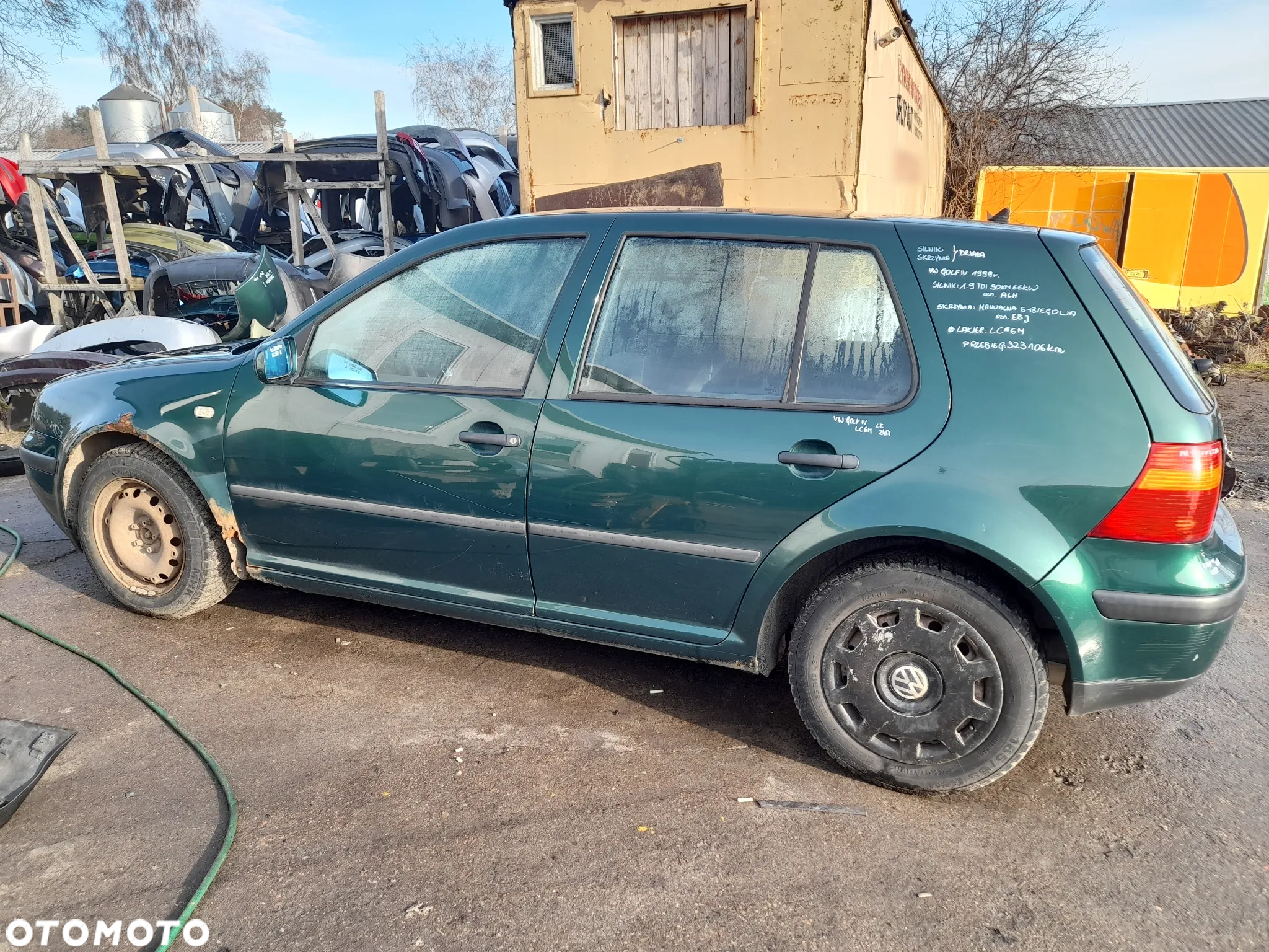 SILNIK 1.9 TDI 90KM 66kW SŁUPEK ALH VW GOLF IV - 9