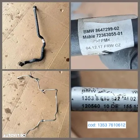 -3- Anexe motor 750ix 2014 F01 instalatie electrica motor sonda lambda cablaj valvetronic conducta furtun combustibil vacuum suport motor - 5
