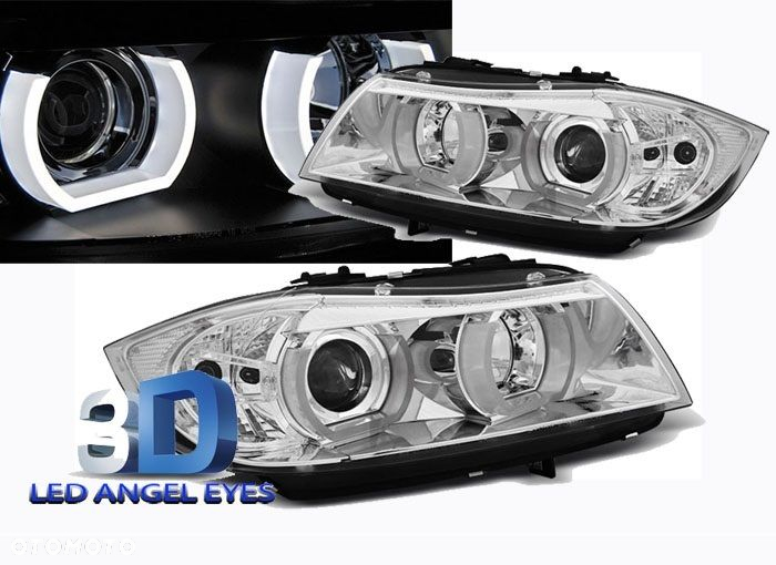 Lampy Reflektory BMW E90/E91 05-08 LED 3D - 2