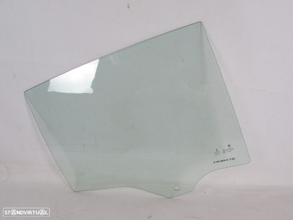 Vidro da porta Direito/Trás Seminovo/ Original BMW 1 (F40) 51357448062 - 1