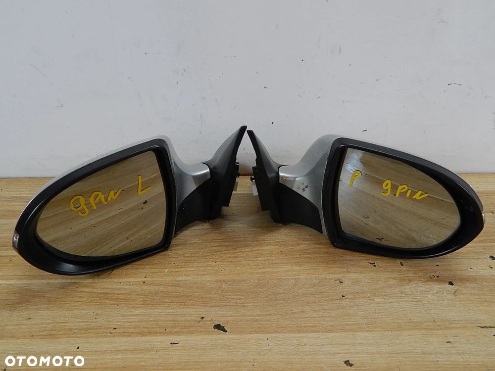 Lusterko przód zewnętrzne Kia Sportage III 10-16 srebrny 9s 9pin Łuków części - 4