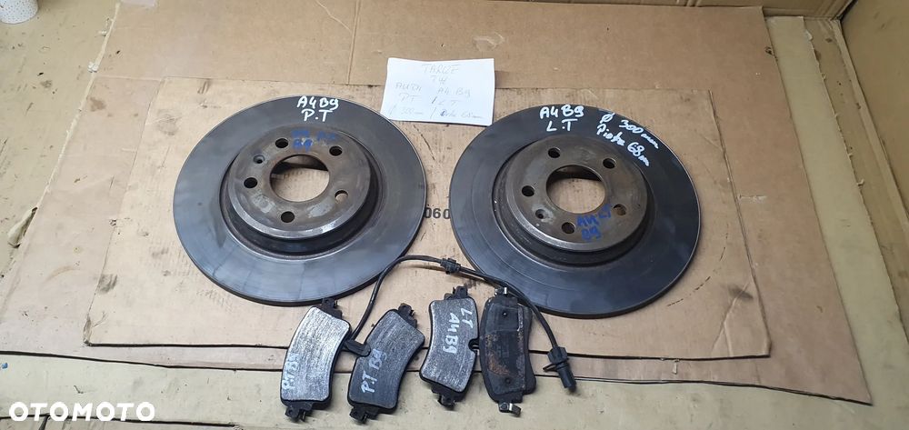 Tarcze hamulcowe tył tylne klocki Audi A4 B9 1.4 TFSI - 6