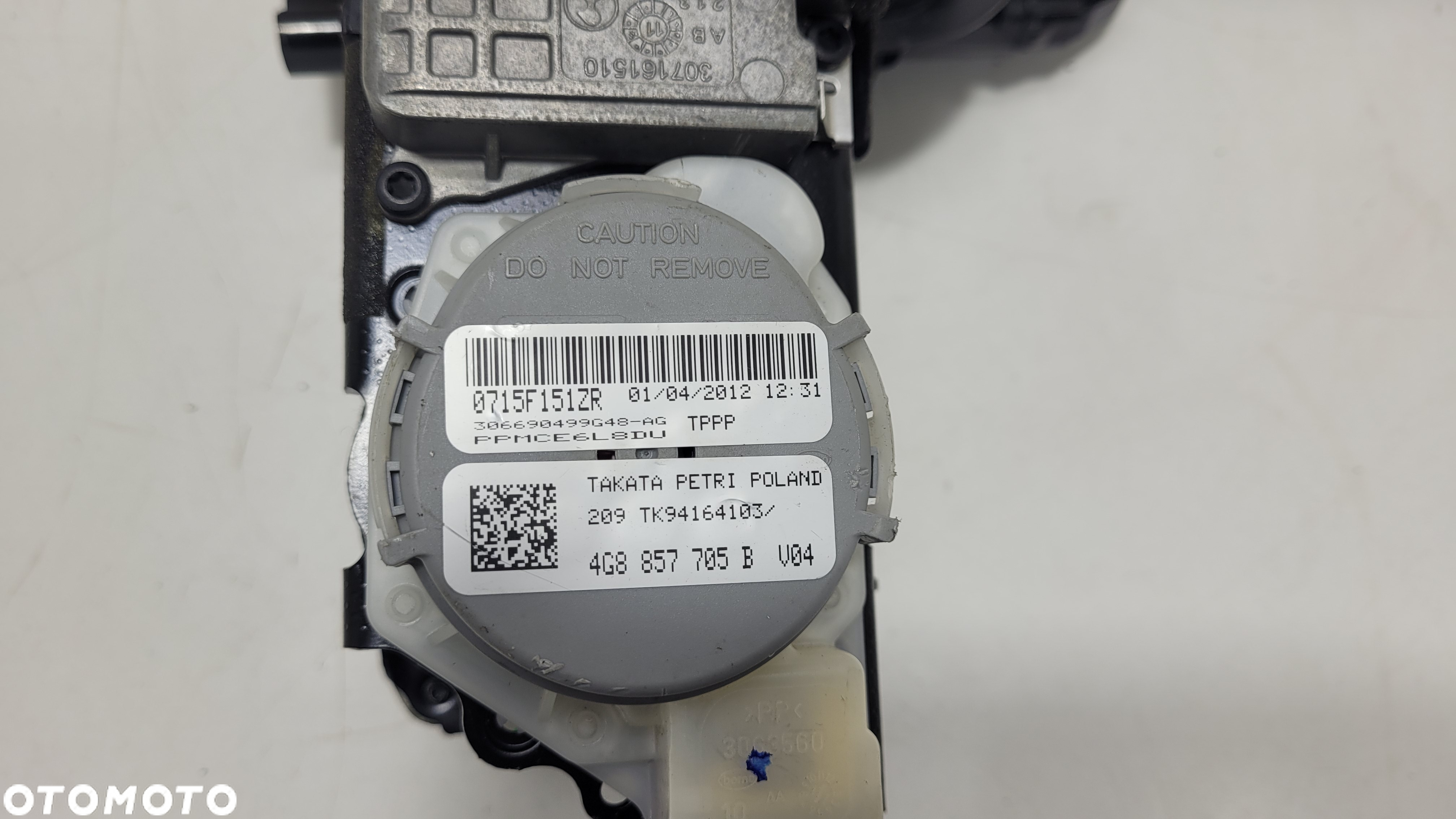 AUDI A6 A7 4G PASY BEZPIECZEŃSTWA LEWY PRZÓD 4G8857705B - 7