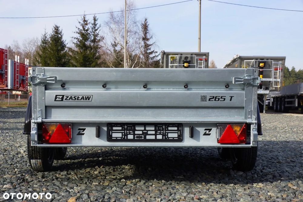 Zaslaw 2 osie, przyczepa towarowa MOCNA I SOLDNA DMC 750 KG - 7