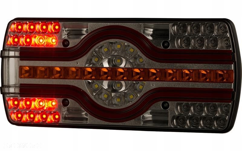 lampa zespolona ze światłem oświetlenia tablicy (led) 12/24v prawy - 4