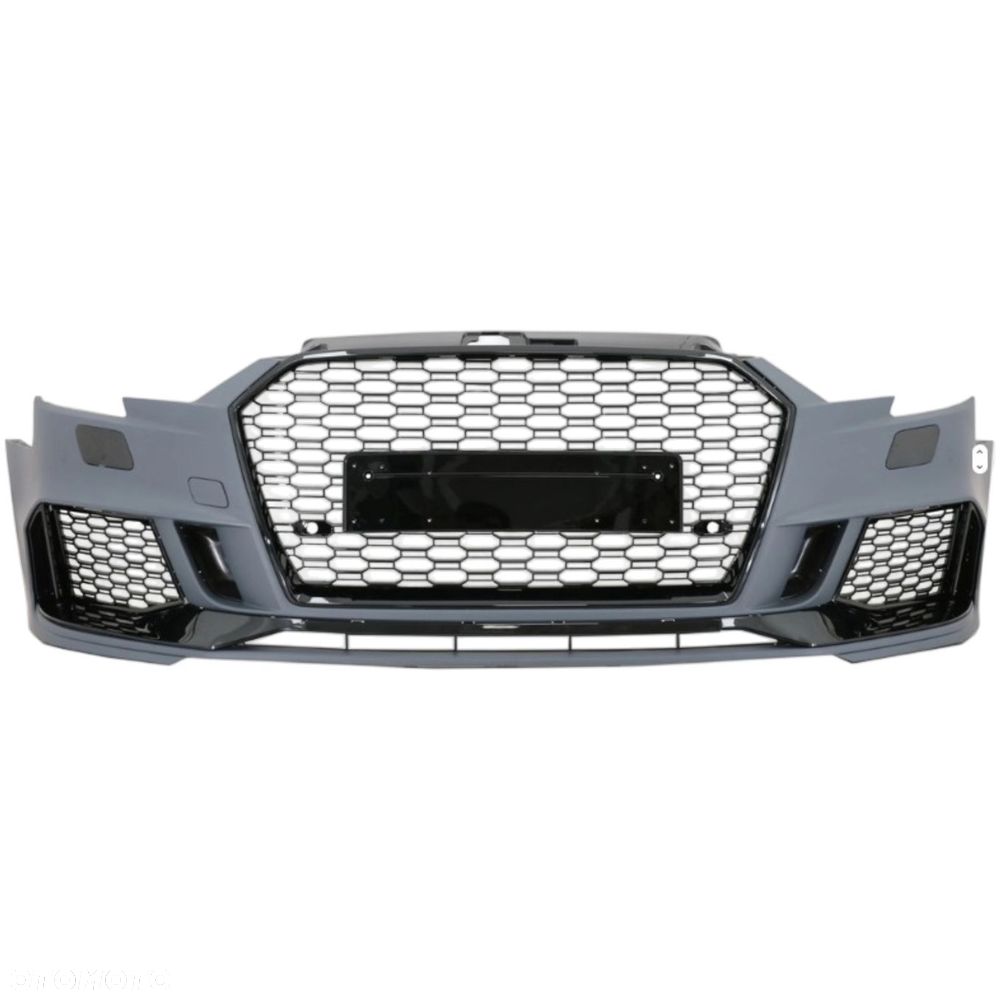 AUDI A3 8V 2017- LIFT ZDERZKA KOMPLETNY RS LOOK GRILL ATRAPY ZAŚLEPKI PRZÓD - 5
