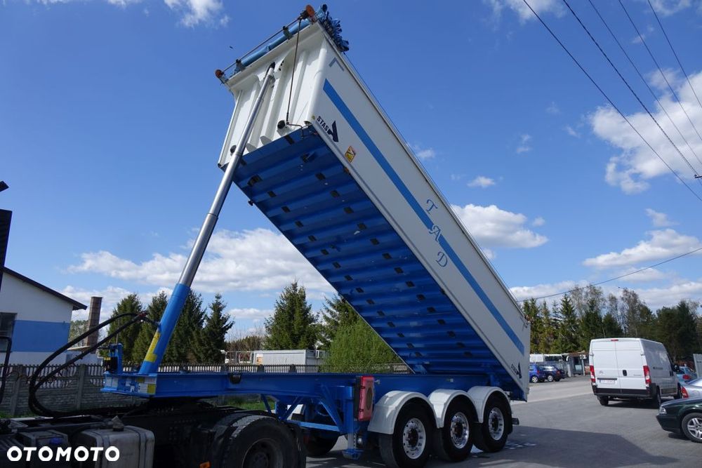 Stas WYWROTKA 26,5m3 / ALUMINIOWA /OSIE SAF /OŚ PODNOSZONA / ALUMINIOWE FELGI / SZYBER ZBOŻOWY / PLANDEKA - 11