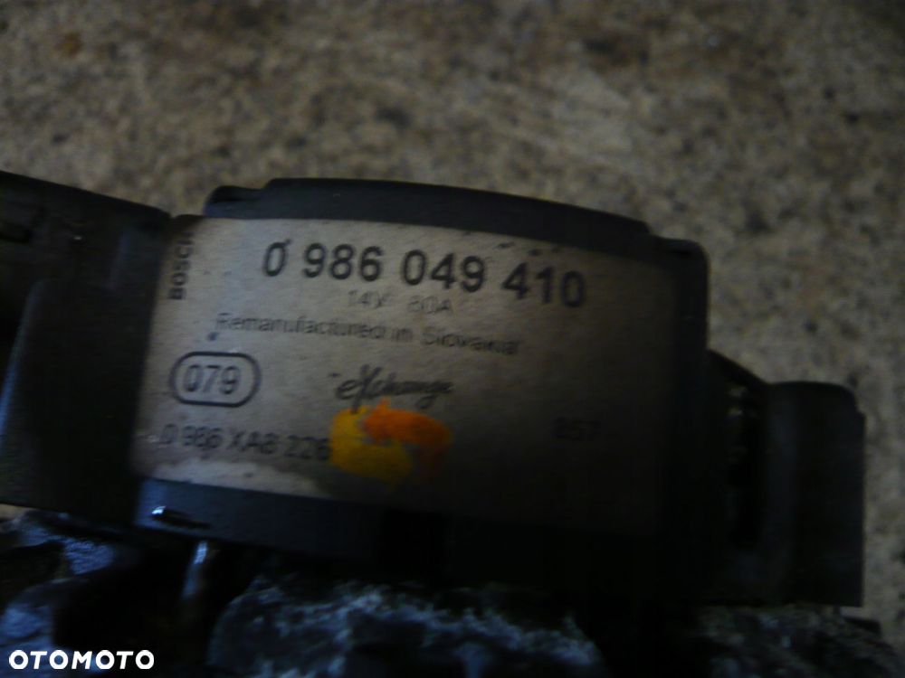 alternator 0986049410 citroen xsara picasso - 2