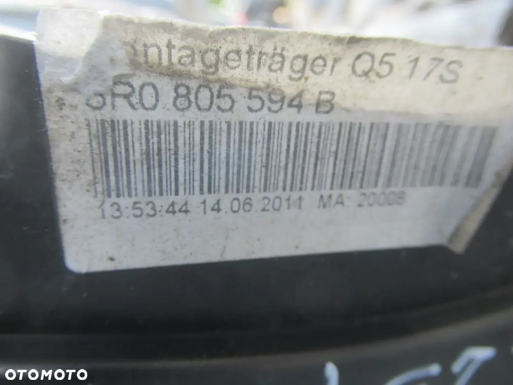 PAS PRZEDNI PRZÓD WZMOCNIENIE CZOŁOWE AUDI Q5 I 1 LIFT 8R0805594B 2012-2016 - 13