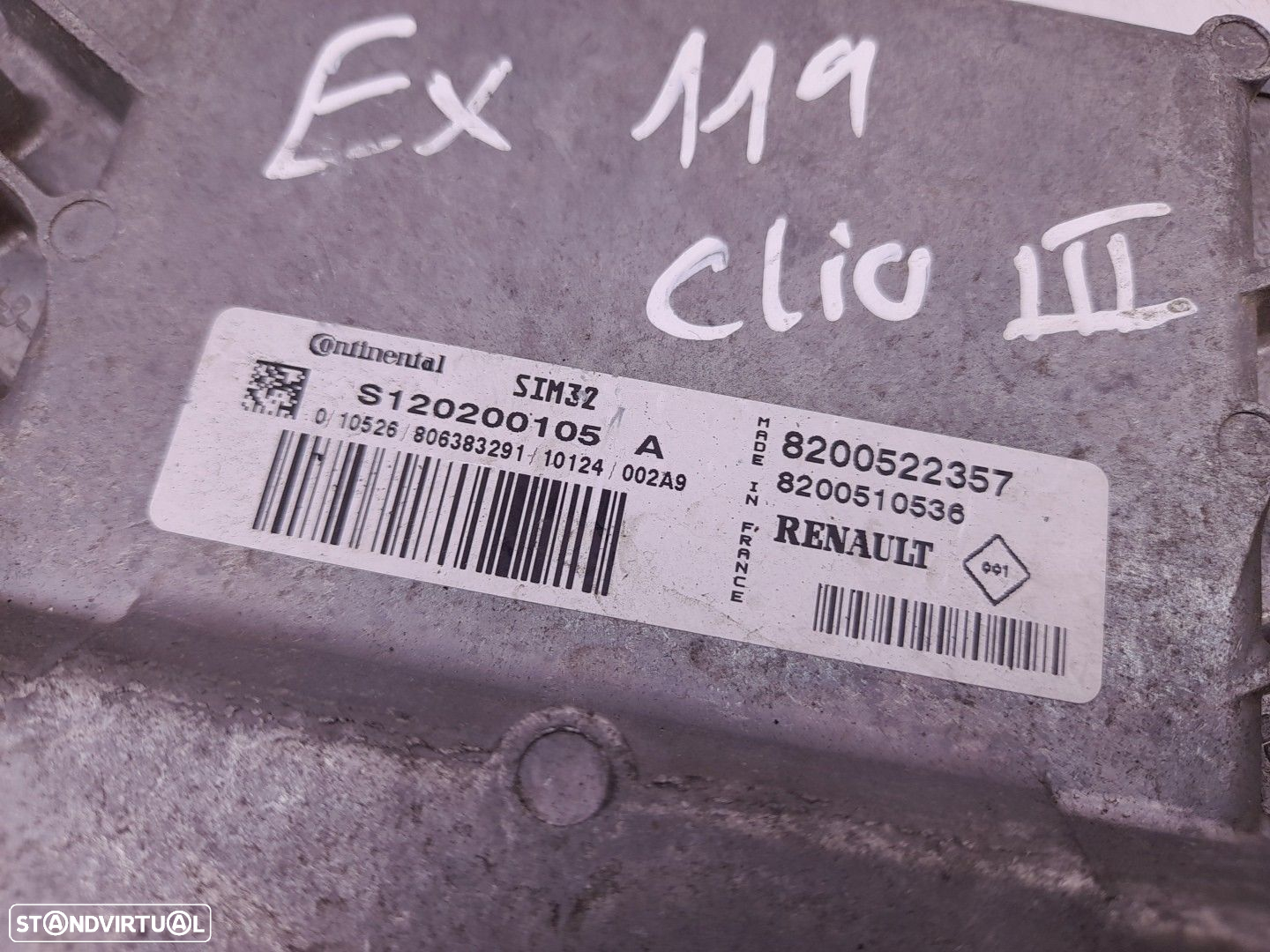 Centralina motor / ECU RENAULT Clio III (BR0/1, CR0/1) - 3